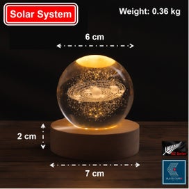 Listing 2 of 20 for 3D Galaxy Star Crystal Ball Glass Ball LED *Local Buy*