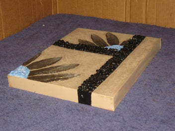 Listing 3 of 5 for Flowers Painting with 3D Pebbles & Petals look