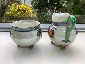 Listing 4 of 6 for Lustre Plum Jug & Sugar Bowl