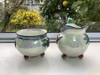 Listing 5 of 6 for Lustre Plum Jug & Sugar Bowl