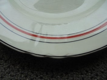 Listing 2 of 4 for Mid Century English art deco plate - Myott