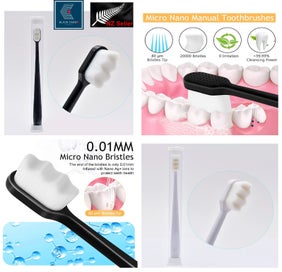 Listing 11 of 20 for 10Pack Adult Ultra Soft Toothbrush Micro Nano *Over Stocked*
