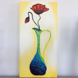 Listing 1 of 1 for NZ ARTIST JUG + POPPY 30x61cm