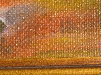 Listing 10 of 13 for Elliot ? Windmill On The Bay with Cottages & yacht Painting Artwork