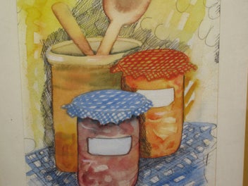 Listing 9 of 18 for Kate Jones Madill - From The Kitchen Series No 1 Watercolour Artwork
