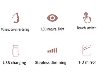 Listing 2 of 11 for Makeup Mirror LED Lights Local NZ Clearance