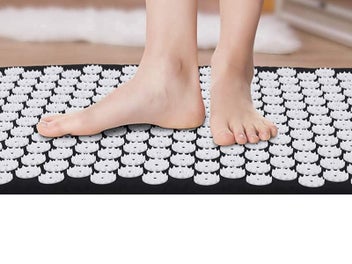 Listing 4 of 7 for Body Massager Acupressure Cushion Mat Black