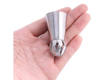 Listing 8 of 10 for 3Pcs/Set Hot Russian Spherical Ball Stainless Steel Flower Cake Nozzles Icing