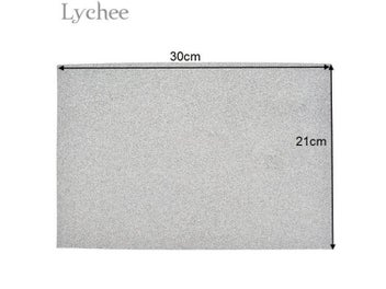 Listing 5 of 8 for Lychee Life 21x30cm A4 Glitter Felt Fabric Colorful Felt Material DIY Sewing