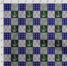 Listing 4 of 5 for Soimoi Sea Shell Print, Poly Taffeta Fabric, Decor Sewing Fabric by The Yard 56