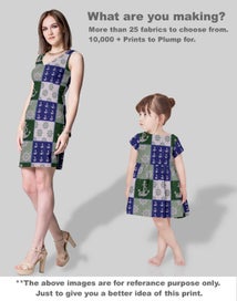 Listing 5 of 5 for Soimoi Sea Shell Print, Poly Taffeta Fabric, Decor Sewing Fabric by The Yard 56