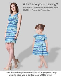 Listing 5 of 5 for Soimoi Sea Shell Print, Poly Taffeta Fabric, Decor Sewing Fabric by The Yard 56