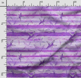 Listing 2 of 5 for Soimoi Sea Shell Print, Poly Taffeta Fabric, Decor Sewing Fabric by The Yard 56