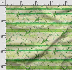 Listing 2 of 5 for Soimoi Sea Shell Print, Poly Taffeta Fabric, Decor Sewing Fabric by The Yard 56