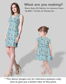 Listing 5 of 5 for Soimoi Sea Shell Print, Poly Taffeta Fabric, Decor Sewing Fabric by The Yard 56