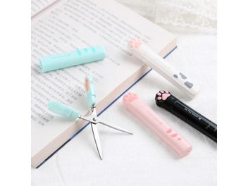 Listing 3 of 10 for Cute Cat Paw Mini Stainless Steel Hand Scissors School Stationery Gift