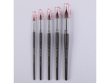 Listing 3 of 11 for Artsecret 2108 Two Layer Liner Watercolor Brush Sharp Tip Squirrel Hair Nylon