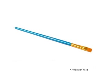 Listing 4 of 10 for 10 Pcs Artists Paint Brush Set - Acrylic Watercolor Round Nylon Tip