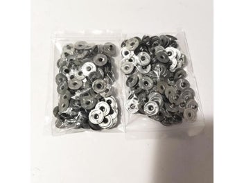 Listing 6 of 9 for 100Pcs/lot Craft DIY Metal Candle Wick Sustainers Carry Holders Tabs Tool