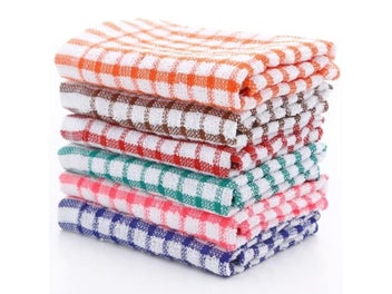Listing 6 of 8 for 6PCS Cotton Kitchen Tea Towels Absorbent Lint Free Catering Restaurant Cloth