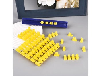 Listing 5 of 10 for Ceramic Art Alphabet Number Letter Polymer Clay Presser Stamp Embosser Mold