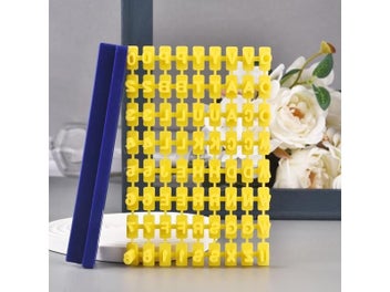 Listing 7 of 10 for Ceramic Art Alphabet Number Letter Polymer Clay Presser Stamp Embosser Mold