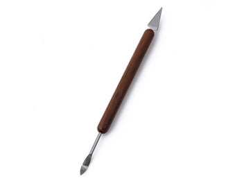 Listing 4 of 9 for Top 6pcs/set Sharp Clay Sculpting Wax Carving Pottery Tools Shapers Wood Handle