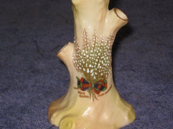 Listing 10 of 19 for Rare early 1900s Carlton Ware Carlton China Tree Trunk Vase 1894 - 1926