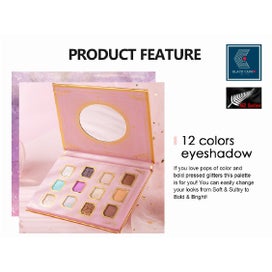 Listing 5 of 19 for Glitter Sparkling Pigmented Eyeshadow Palette Gift *Local Buy*