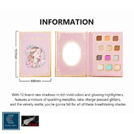 Listing 8 of 19 for Glitter Sparkling Pigmented Eyeshadow Palette Gift *Local Buy*