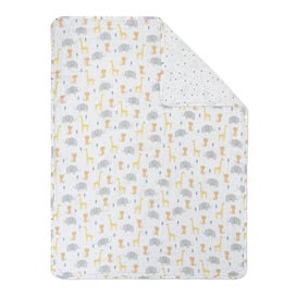 Listing 3 of 7 for 3PLY MUSLIN PRAM BLANKET - ANIMAL PARADE