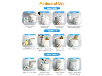 Listing 4 of 10 for Baby Gear forborn Milk Bottle Warmer NZ Clearance