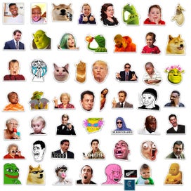 Listing 5 of 20 for NEW new 50 Stickers Set *Clearance*