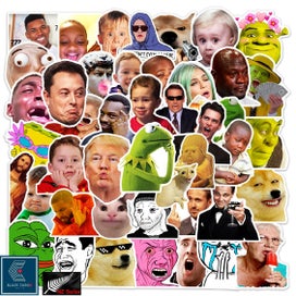 Listing 8 of 20 for NEW new 50 Stickers Set *Clearance*