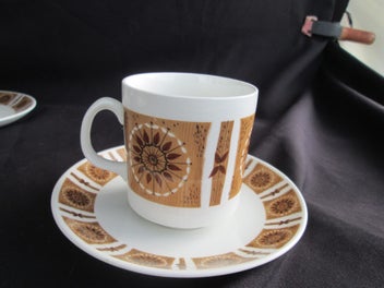 Listing 3 of 20 for Retro Johnson Bros Coffee set 15Pc