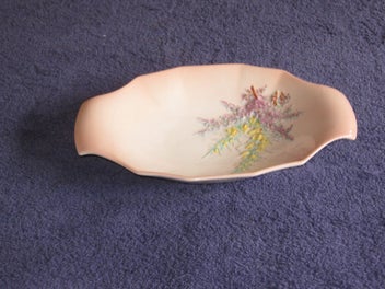 Listing 3 of 14 for BESWICK patterned dish or platter with flowers relief No.1908