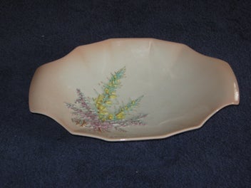 Listing 4 of 14 for BESWICK patterned dish or platter with flowers relief No.1908