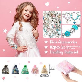 Listing 5 of 8 for 118PCS Charm Bracelet Making Kit DIY Craft Jewellery Beads Necklaces