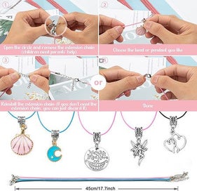 Listing 7 of 8 for 118PCS Charm Bracelet Making Kit DIY Craft Jewellery Beads Necklaces