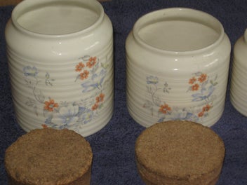 Listing 5 of 14 for Three Titain / Crown Lynn Kitchen Containers caddies