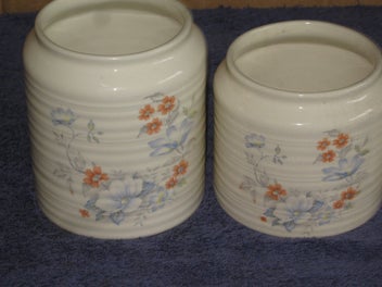 Listing 6 of 14 for Three Titain / Crown Lynn Kitchen Containers caddies