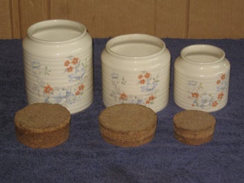 Listing 2 of 14 for Three Titain / Crown Lynn Kitchen Containers caddies