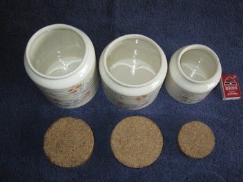 Listing 10 of 14 for Three Titain / Crown Lynn Kitchen Containers caddies