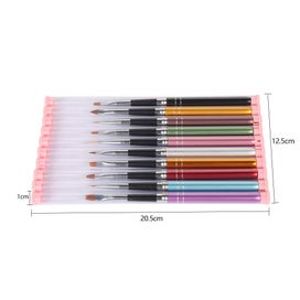 Listing 4 of 6 for 10pcs Nail Art Brushes Nail Dotting Tools Nail Dust Brush Nail Painting