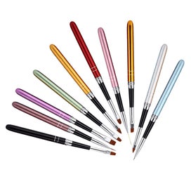 Listing 6 of 6 for 10pcs Nail Art Brushes Nail Dotting Tools Nail Dust Brush Nail Painting