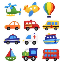 Listing 1 of 8 for Animals Craft Kit DIY Sewing Felt Craft Set Sewing Kit Felt Ornaments A