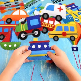 Listing 2 of 8 for Animals Craft Kit DIY Sewing Felt Craft Set Sewing Kit Felt Ornaments A