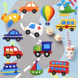 Listing 3 of 8 for Animals Craft Kit DIY Sewing Felt Craft Set Sewing Kit Felt Ornaments A