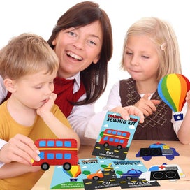 Listing 6 of 8 for Animals Craft Kit DIY Sewing Felt Craft Set Sewing Kit Felt Ornaments A