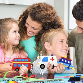 Listing 7 of 8 for Animals Craft Kit DIY Sewing Felt Craft Set Sewing Kit Felt Ornaments A